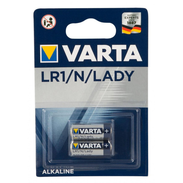 Alkaline Batteries Varta Lady LR1 N (2 uds)