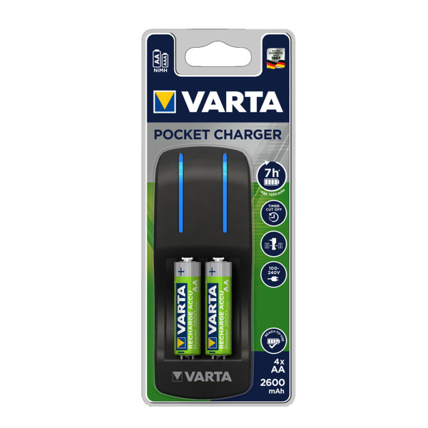 Battery charger Varta Pocket 2 Batteries AA/AAA