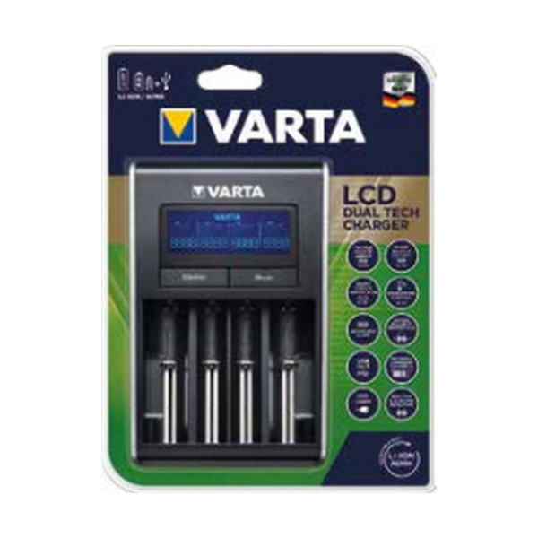 Charger + Rechargeable Batteries Varta 57676 101 401 AA/AAA