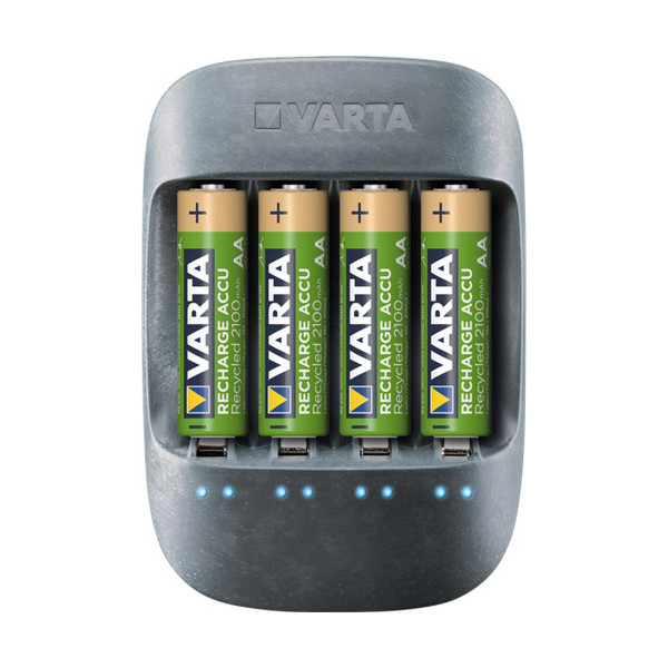 Charger + Rechargeable Batteries Varta 57680