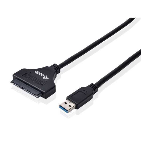 USB to SATA Hard Disk Adaptor Equip 133471 Black 50 cm