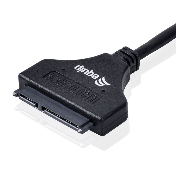 USB to SATA Hard Disk Adaptor Equip 133471 Black 50 cm