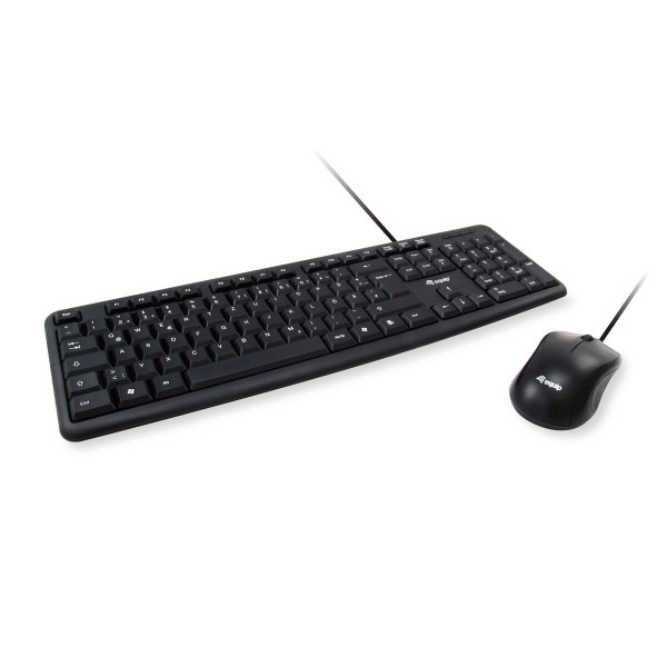 Keyboard and Mouse Equip 245201 Spanish Qwerty