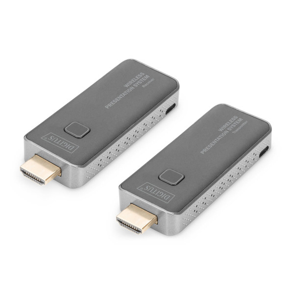 HDMI repeater Digitus Click & Present Mini Grey