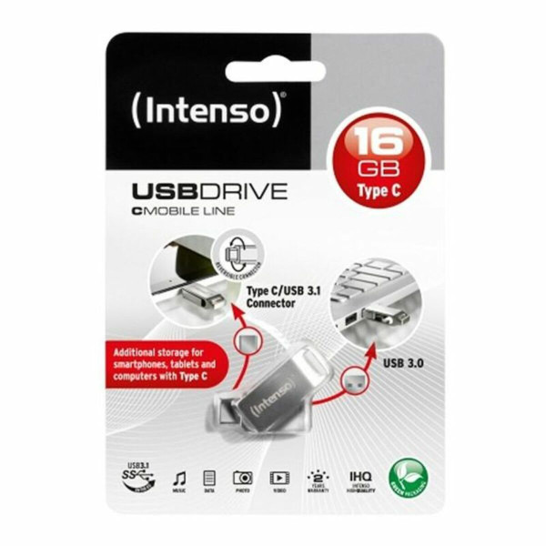 USB stick INTENSO 3536470 16 GB Silver 16 GB USB stick