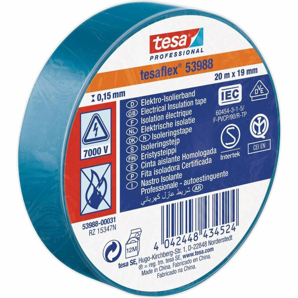 Insulating tape TESA Blue (20 m x 19 mm)