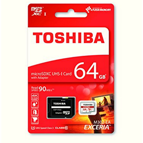 Memory Card Toshiba Adaptor Class 10 64 GB UHS-I