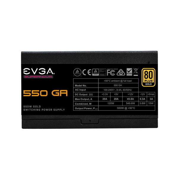 Power supply Evga SuperNOVA 550 GA 550 W