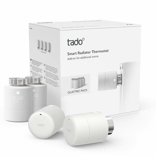 Programmable thermostat Tado Smart Radiator Thermostat - Quattro