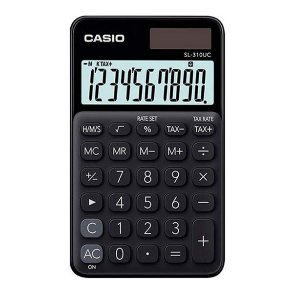 Calculator Casio Black Pocket (0,8 x 7 x 11,8 cm)