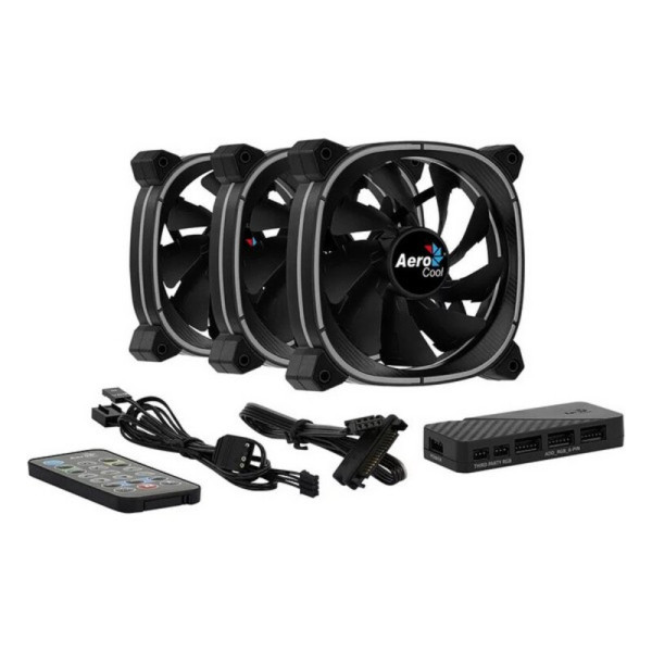 Ventilator Aerocool Astro 12 Pro Ø 12 cm 1000 rpm ARGB LED