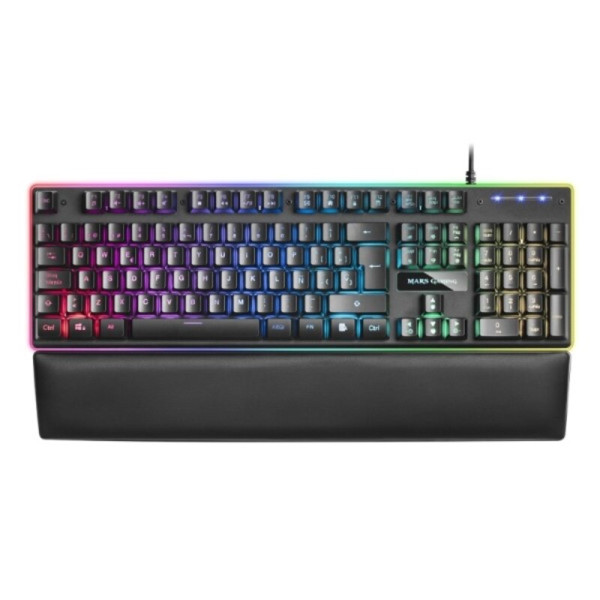 Gaming Keyboard Mars Gaming MK320ES RGB USB Black