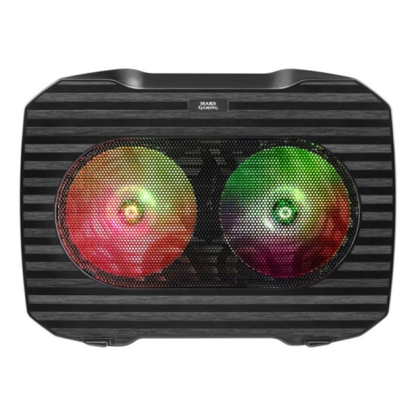 Gaming Cooling Base for a Laptop Mars Gaming MNBC0 RGB Black