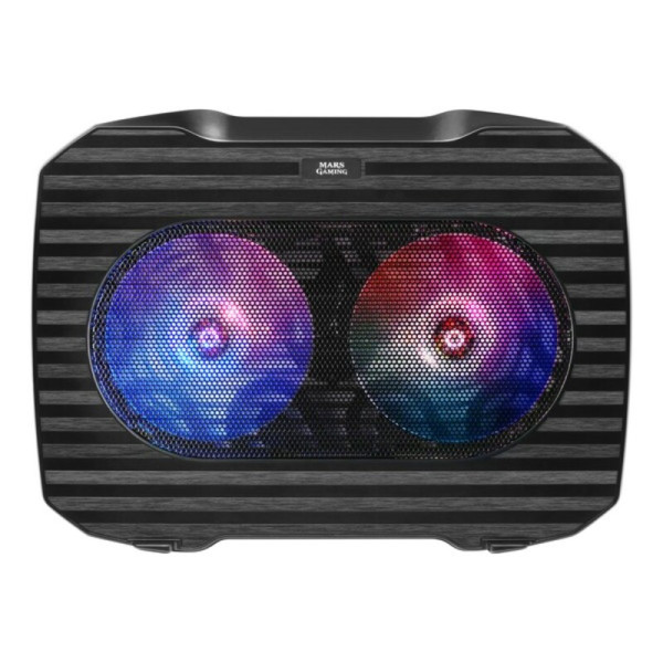 Gaming Cooling Base for a Laptop Mars Gaming MNBC0 RGB Black