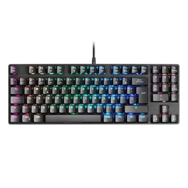 Gaming Keyboard Mars Gaming MKREVOPRORES LED RGB Black Spanish Monkey (1 Piece)