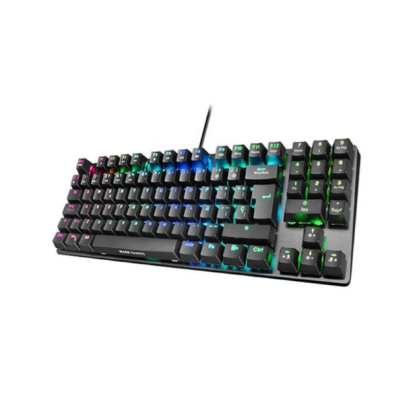 Gaming Keyboard Mars Gaming MKREVOPRORES LED RGB Black Spanish Monkey (1 Piece)