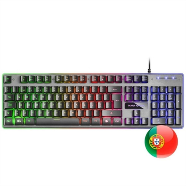 Gaming Keyboard Mars Gaming MK220PT Qwerty Portuguese