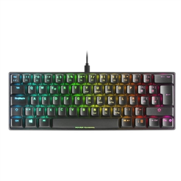 Gaming Keyboard Mars Gaming MKMINIRPT Qwerty Portuguese