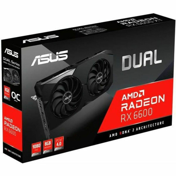 Graphics card Asus DUAL-RX6600 8 GB GDDR6 8K Ultra HD