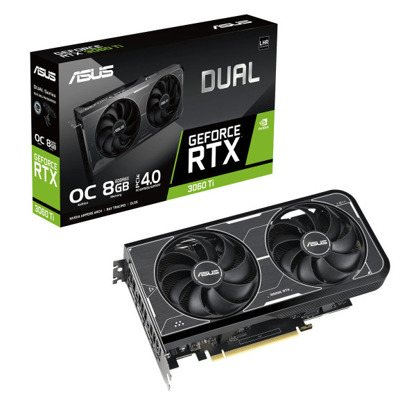 Graphics card Asus DUAL-RTX3060TI-O8GD6X 8 GB GDDR6X