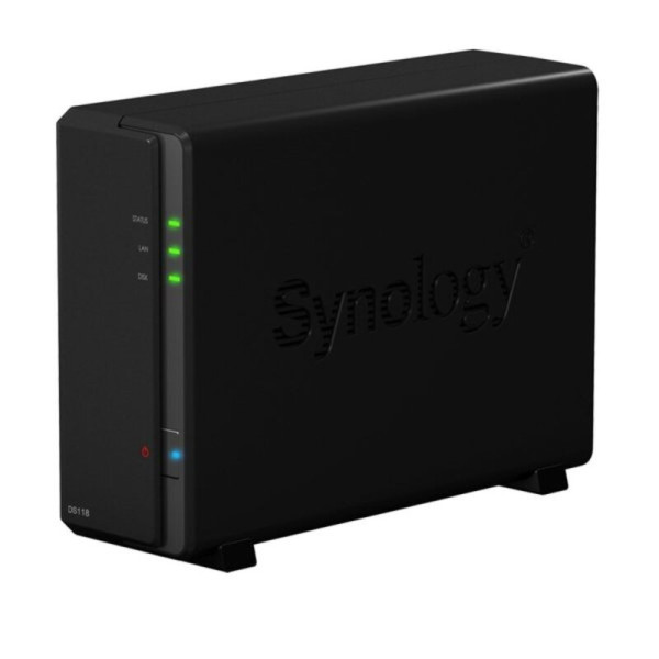 Hygienic Storage System Black Synology DS118 1 GB RAM 1,4 GHz 1 GB DDR4