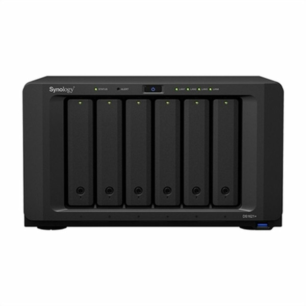 Network Storage Synology DS1621+ AMD Ryzen V1500B 25,2 db Black 108 TB