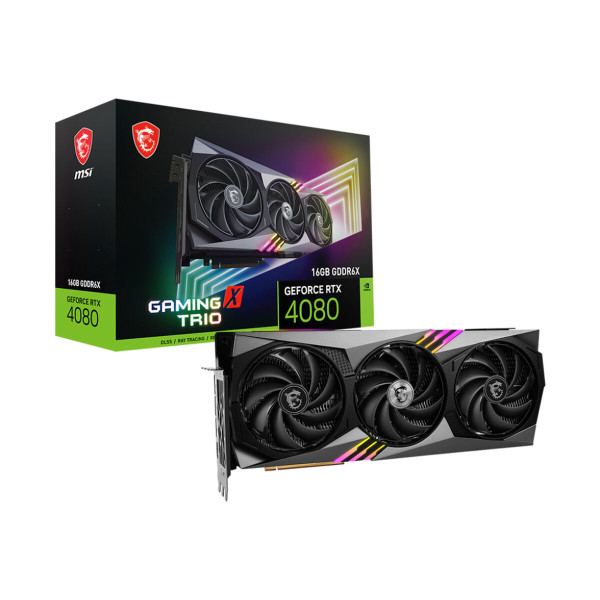 Graphics card MSI GeForce RTX 4080 16GB GAMING X TRIO