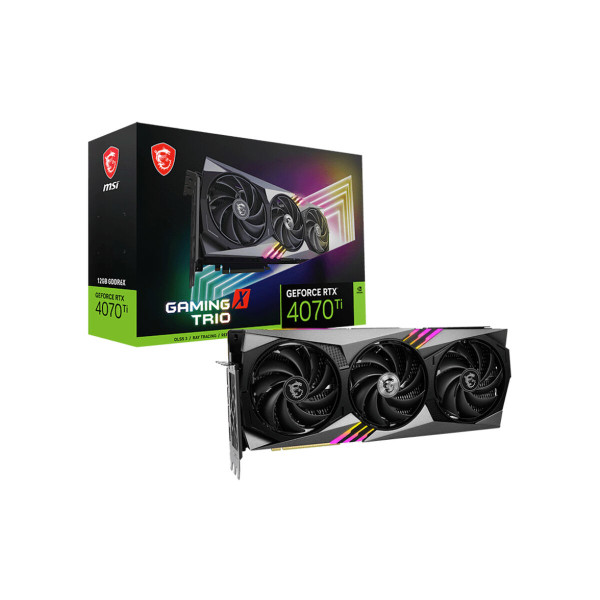 Graphics card MSI GeForce RTX 4070 Ti GAMING X TRIO 12 GB GDDR6X