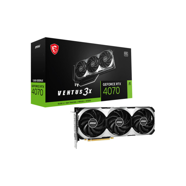 Graphics card MSI GEFORCE RTX 4070 VENTUS 3X 12G OC 12 GB GDDR6X