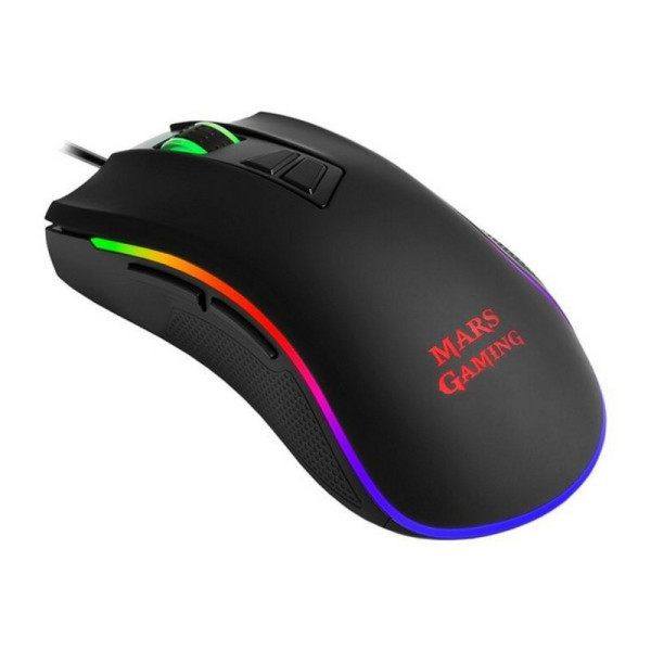 LED Gaming Mouse Mars Gaming MM218 10000 dpi Black