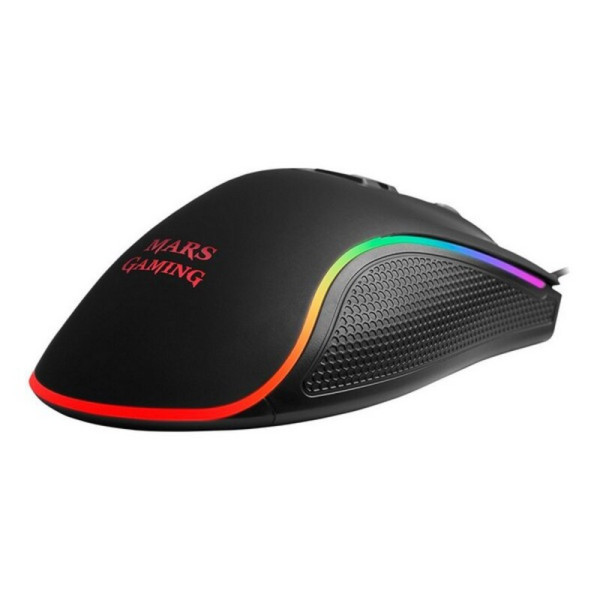 LED Gaming Mouse Mars Gaming MM218 10000 dpi Black