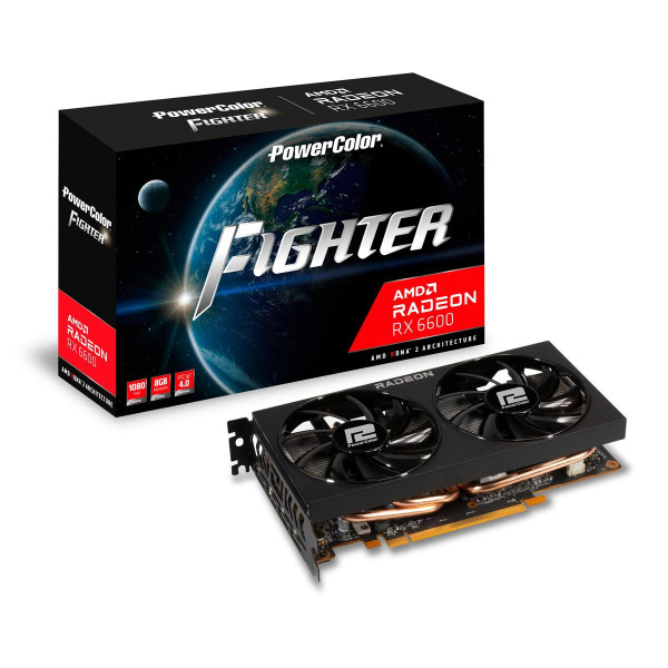 Graphics card Powercolor AXRX 6600 8GBD6-3DH 8 GB GDDR6