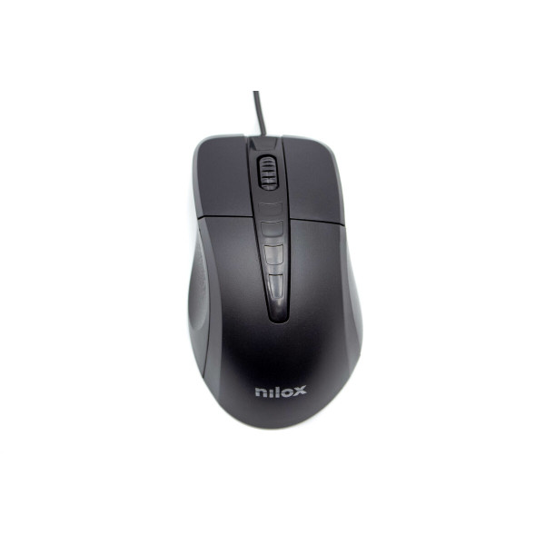 Optical mouse Nilox MOUSB1001 1000 DPI Black