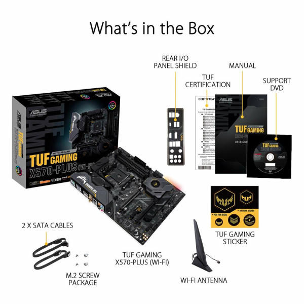 Motherboard Asus TUF Gaming X570-Plus (WI-FI) ATX