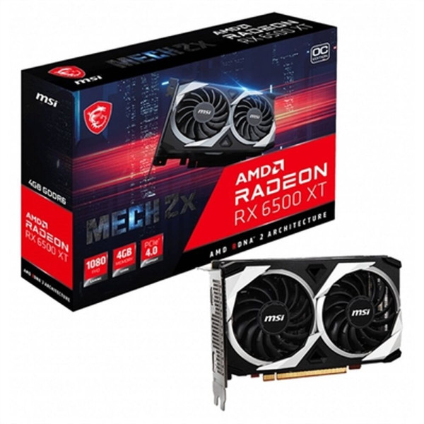 Graphics card MSI RADEON RX 6500 XT MECH 2X 4G OC