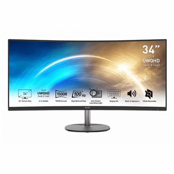 Monitor MSI MP341CQ IPS LED 34"