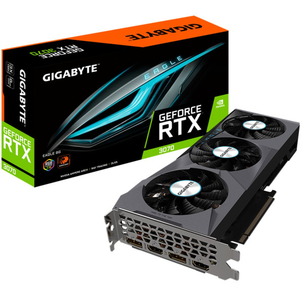 Graphics card Gigabyte GeForce RTX 3070 EAGLE 8G (rev. 2.0)