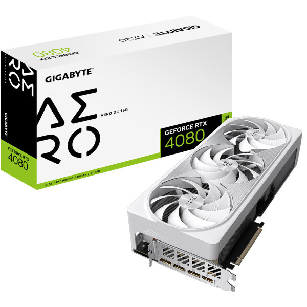 Graphics card Gigabyte GeForce RTX 4080 16GB AERO OC 16 GB GDDR6X