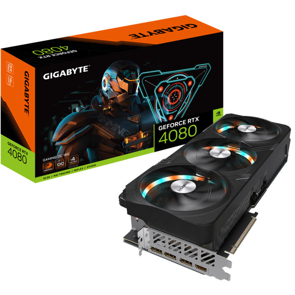 Graphics card Gigabyte GeForce RTX 4080 16GB GAMING OC 16 GB GDDR6X