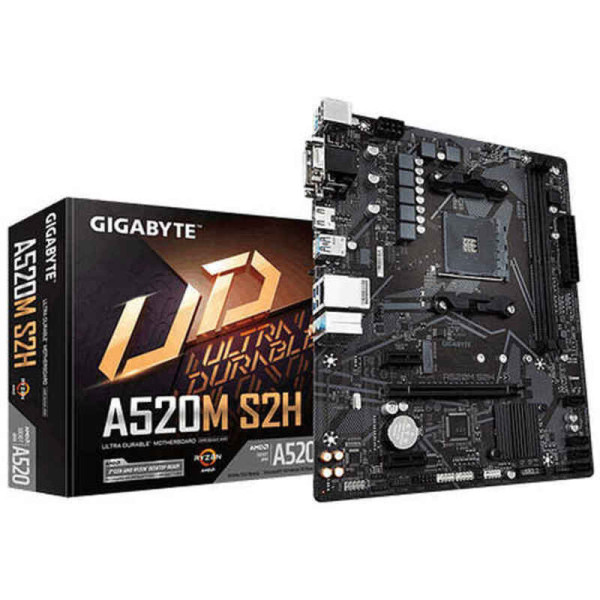 Motherboard Gigabyte A520M S2H mATX AM4      