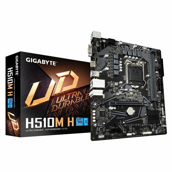 Motherboard Gigabyte H510M H mATX LGA1200     Micro ATX  