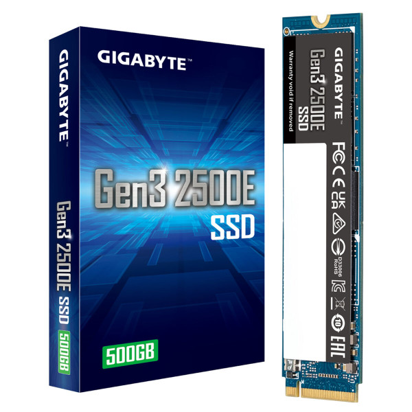 Hard Drive Gigabyte Gen3 2500E SSD 500 GB