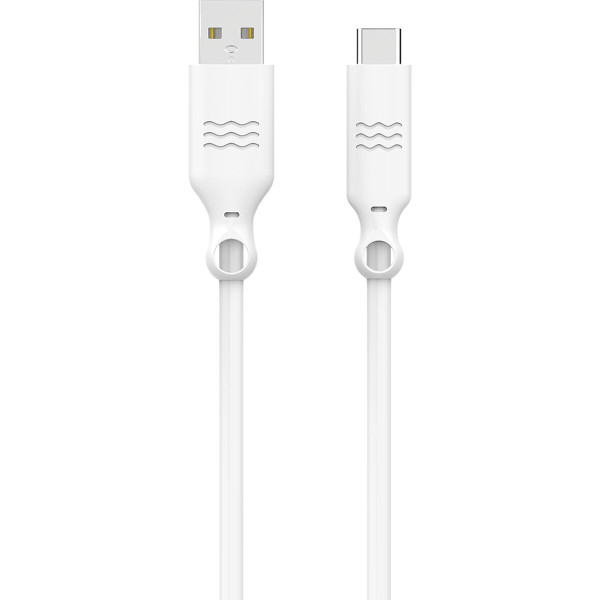 USB A to USB C Cable Big Ben Interactive JGCBLAC1M2W White