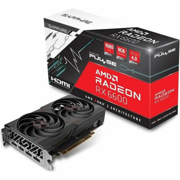 Graphics card Sapphire Radeon RX 6600 Pulse Gaming 8 GB GDDR6