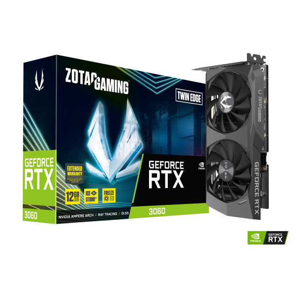 Graphics card Zotac GAMING GeForce RTX 3060 Twin Edge 12 GB GDDR6