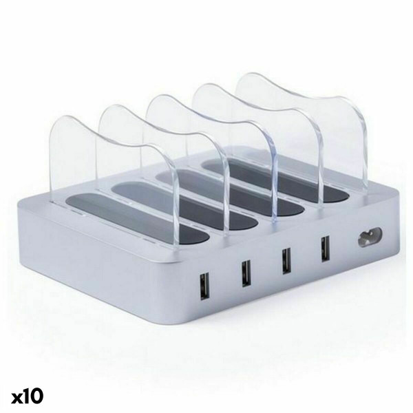 USB Charger for Four Mobile Devices Xtra Battery 145769 (10Units)