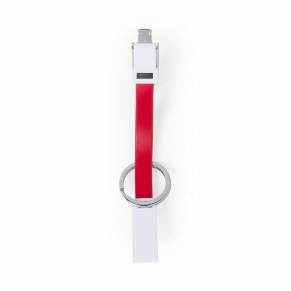 Keyring with Type C Micro USB Cable and Lightning Cable 145969 (250 Units)