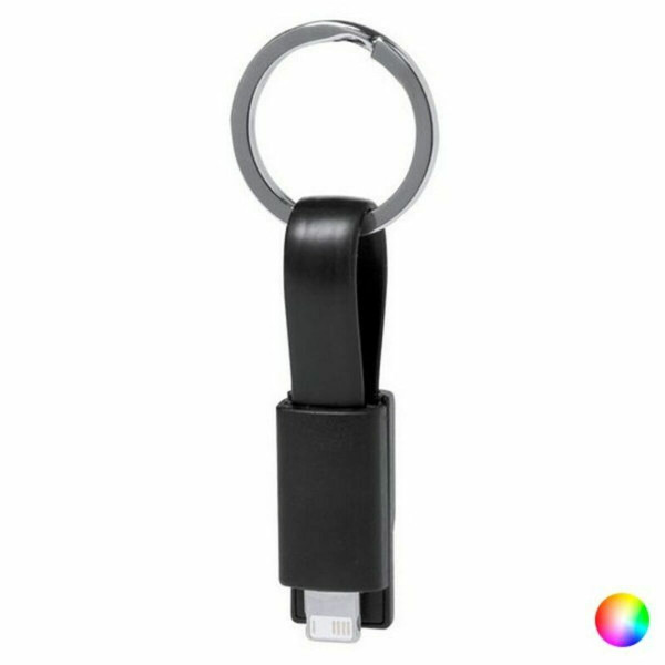 Keyring with Micro USB Cable and Lightning 145741 (250 Units)