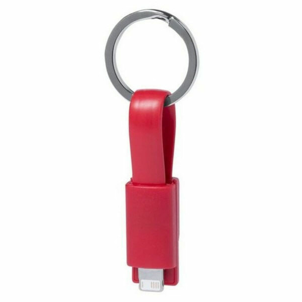 Keyring with Micro USB Cable and Lightning 145741 (250 Units)