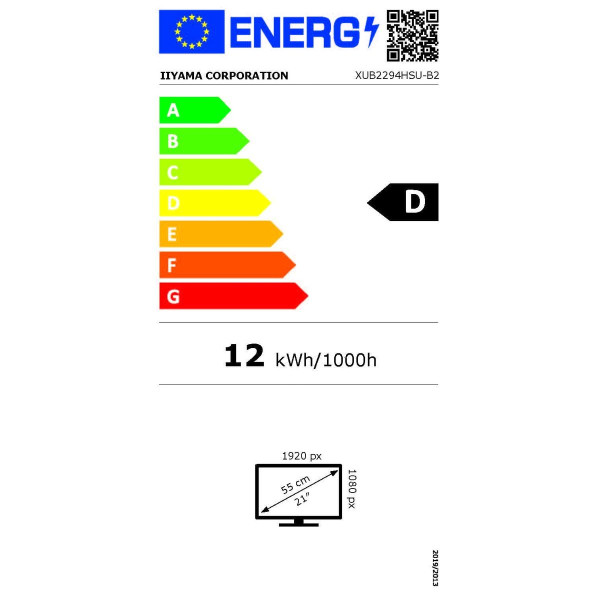 Monitor Iiyama XUB2294HSU-B2
